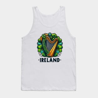 Irish Harp Tank Top